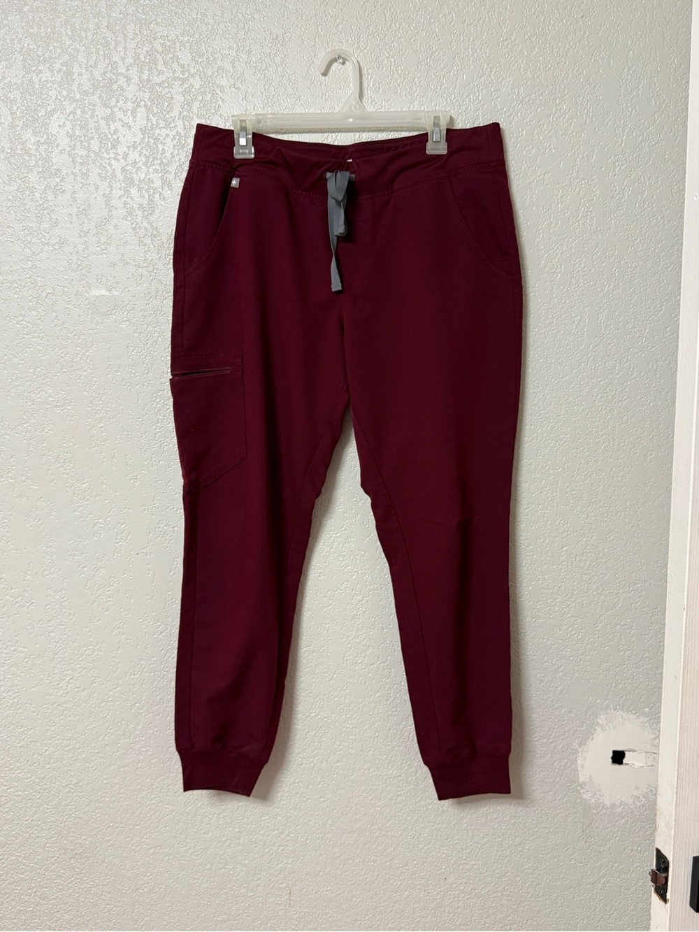 Figs Maroon Jogger Pants